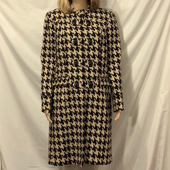Sigrid Olsen Wool Houndstooth Coat. - Picture 13 of 15